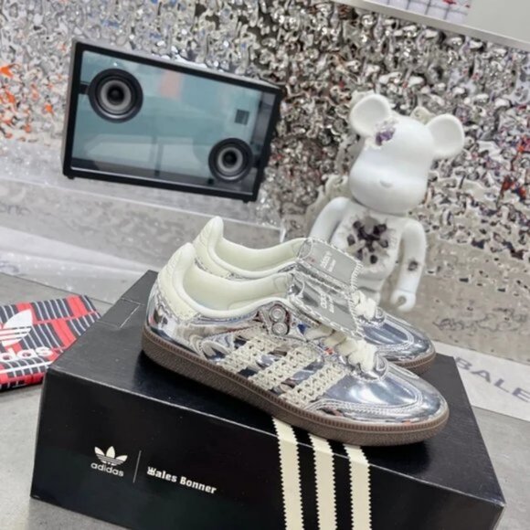 Adidas Samba Wales Bonner Silver sneakers - Picture 1 of 8